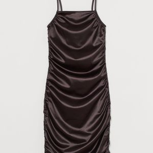 H&M Schwarz Kleid mit Metallicschimmer