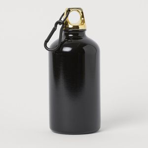 H&M Schwarz Trinkflasche aus Metall