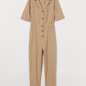 H&M Natur Boilersuit aus Baumwolle