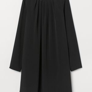 Robe à manches longues H&M en coloris Noir