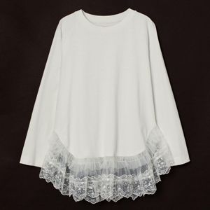 H&M Weiß Shirt mit Spitze