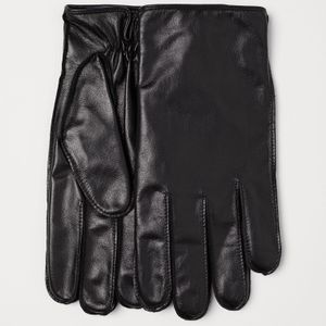 Gants touchscreen en cuir H&M pour homme en coloris Noir