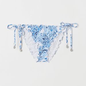 H&M Blau Tie-Tanga Bikinihose