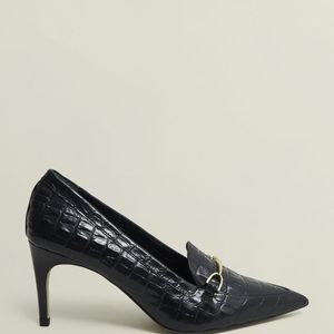 Hobbs Black Ros Leather Courts