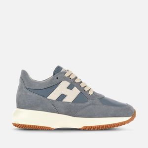 Hogan Blue Interactive H713 Lace-Up Sneakers