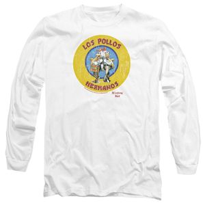Breaking Bad Black Los Pollos Hermanos Long Sleeve T-Shi for men