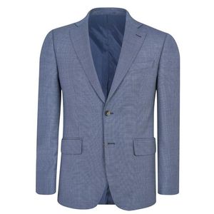 Richard James Blue Wilder Tailored Fit Birdseye Suit Jacket for men