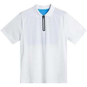 J.Lindeberg Blue Short Sleeve Performance Polo Shirt for men