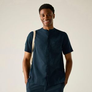 Regatta Blue Lovrey Soft Linen Shirt for men