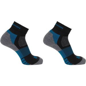 Salomon Blue Merino Quarter 2 Pack Walking Socks for men