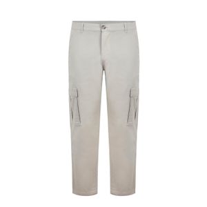 Fabric Grey Cargo Trsr for men
