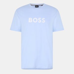 Boss Blue Bodywear Short Sleeve T-Shirt With Logo Print Detail for men