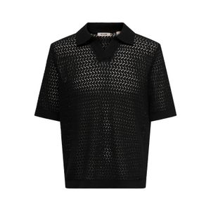 Only & Sons Black Short Sleeve Polo Shirt for men