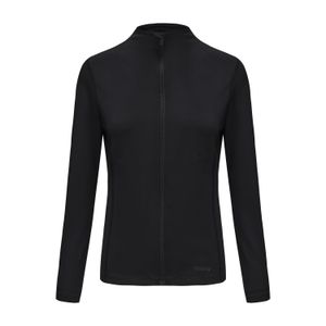 Slazenger 1881 Black Slim Fit Zip Collar Performance Tracksuit Top
