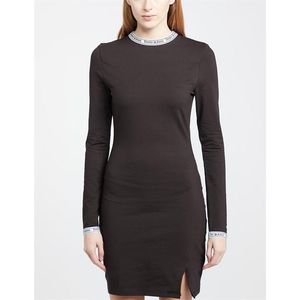 Gina Bacconi Black Tape Bodycon Long Sleeve Dress