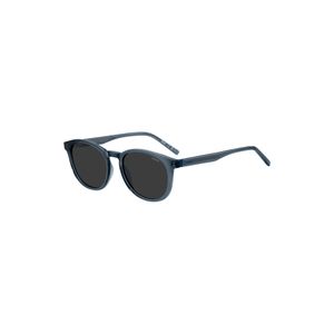 HUGO Blue Acetate Sunglasses With Rubber Trim for men