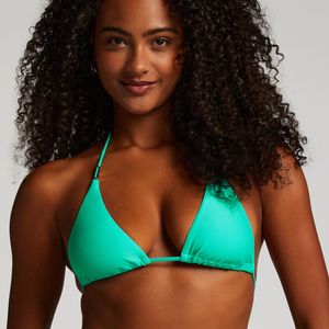 Hunkemöller Green Doha Triangle Bikini Top