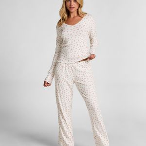 Hunkemöller Natural Ribbed Pyjama Pants
