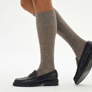 Hush Grey 2 Pack Knee High Sock