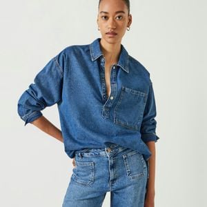 Hush Blue Daya Denim Shirt
