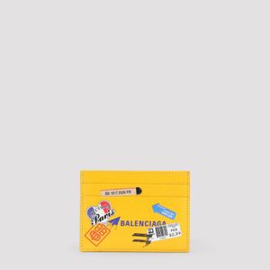 Balenciaga Yellow Card Holder