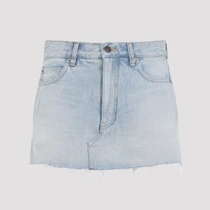 Balenciaga Blue Cotton Shorts