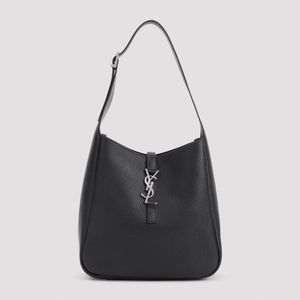 Saint Laurent Black Le 5 À 7 Hobo Bag
