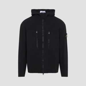 Stone Island Black Cotton Jacket for men