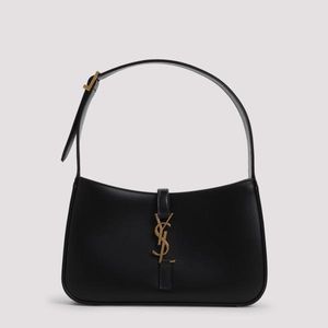Saint Laurent Black Le 5 À 7 Hobo Bag