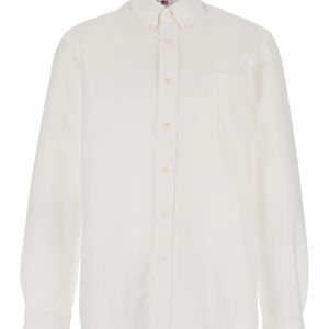 Sebago White Shirt Oxford Button Down With Button Down Collar And Long Sleeves for men
