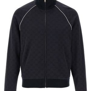 Gucci Blue Gucci Gg Jacquard Polyamide Sweatshirt for men