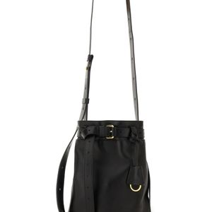 Moschino Black "Tie Me" Bucket Bag