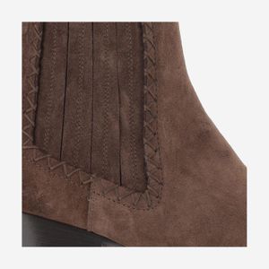 Sartore Brown Ankle Boots Mustang Suede