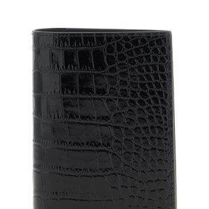 Tom Ford Black 'Exotic Line' Passport Holder