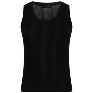 Weekend by Maxmara Black Tank Top Viscose