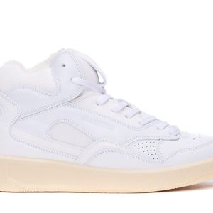 Jil Sander White High Sneakers