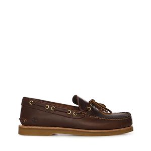 Timberland Brown Flat Shoes 100 Leather for men