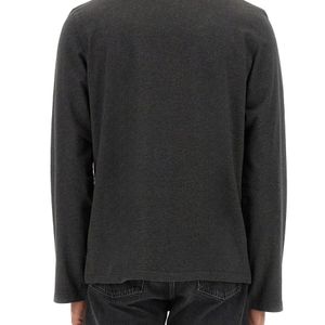Courreges Grey T-Shirt With Logo Cotton T-Shirts for men