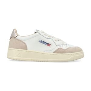Autry White Medalist Low-Top Sneakers