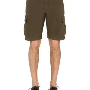Aspesi Green Solid Shorts for men