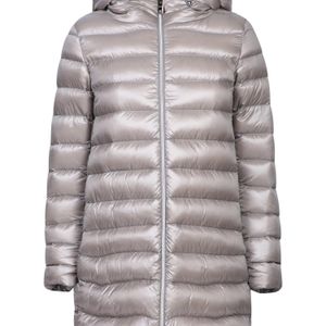 Herno Gray Elegant Down Jacket With Hood