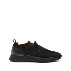 Santoni Black Sneakers for men