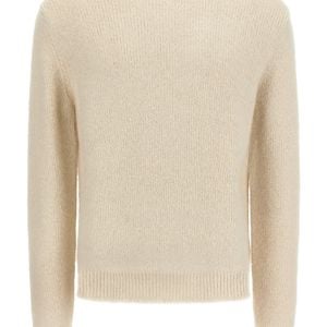 Jil Sander Natural Relaxed Fit Alpaca Blend Sweater for men