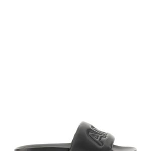 Ambush Grey Leather Slide Sandal for men