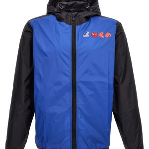 COMME DES GARÇONS PLAY Blue X K-Way Jacket for men