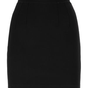 Dolce & Gabbana Black Logo Stretch Skirt