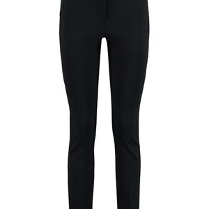 Sportmax Black Virgin Wool Flared Trousers
