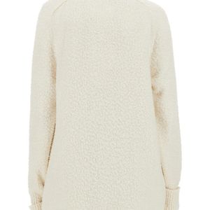 Maison Margiela White Oversized Cardigan Cotton Jumpers