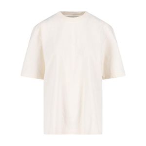 Golden Goose Deluxe Brand White Golden Distressed T-Shirt