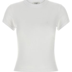 Saint Laurent White Cassandre T-Shirt
